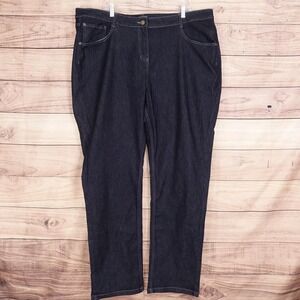 Apparel Collection McDonald's Uniform Jeans Womens 22W Blue Stretch Denim 44x33